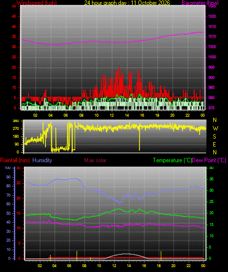 24 Hour Graph for Day 11